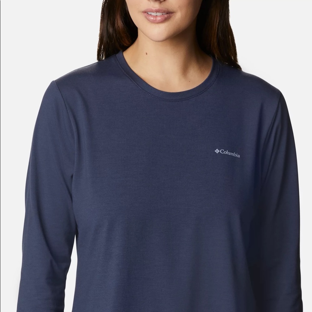 Columbia Sun Trek Long Sleeve Navy XXL